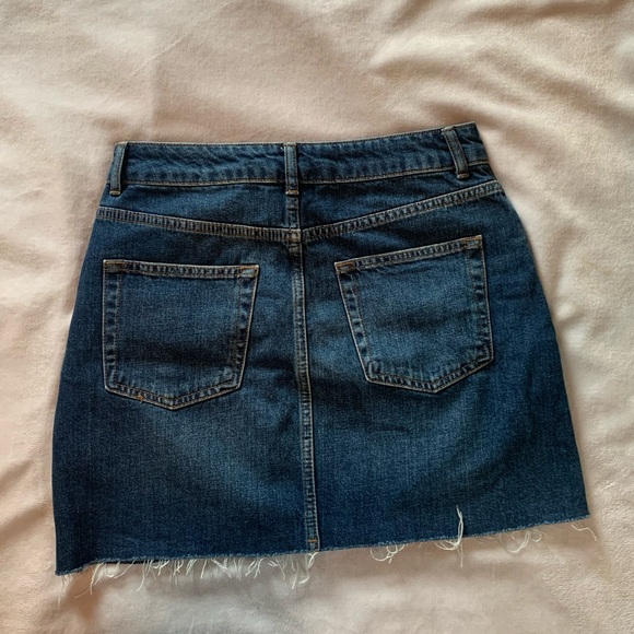 TOPSHOP MOTO DENIM SKIRT - Picture 2 of 7